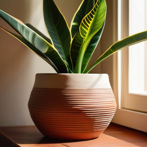 The Resilient Snake Plant in an apartment.
