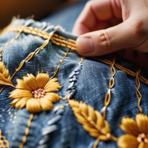 From Patching Denim Holes to the Art of Visible Mending.