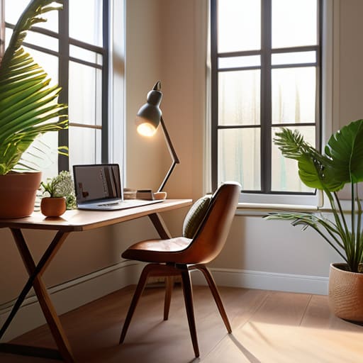 Inspiring home office setup ideas for productivity.