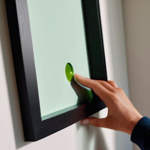 Guide on how to hang a picture.