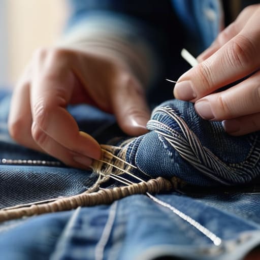 Tips on how to mend clothes.