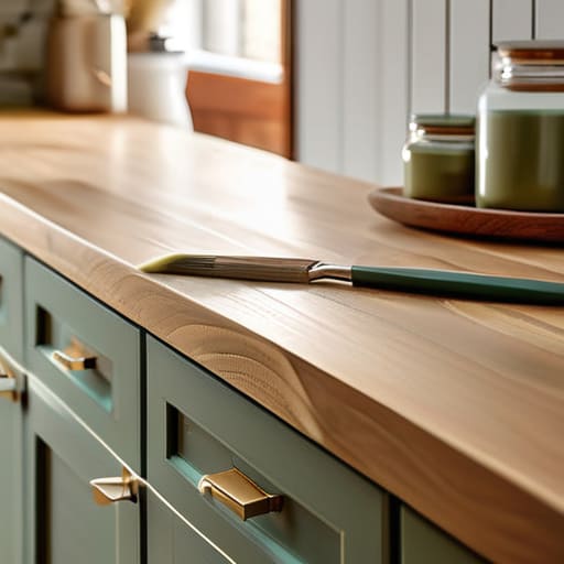 Learn how to paint kitchen cabinets.
