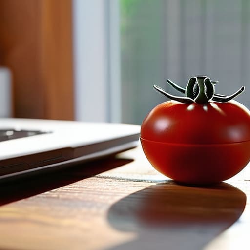 Using the pomodoro technique for productivity.