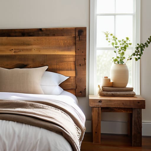 The Soul of Reclaimed Wood headboard.