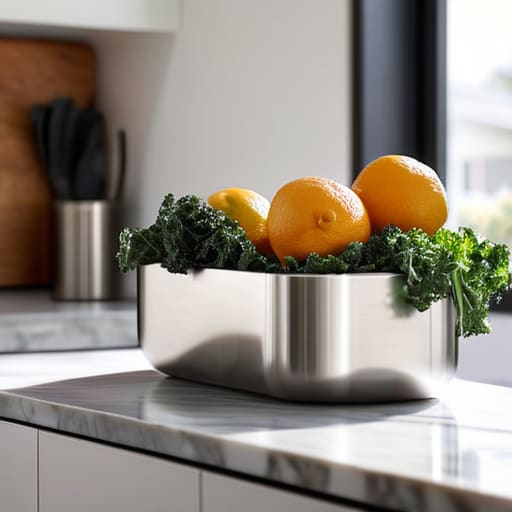 A Truly Purposeful Compost Bin countertop.