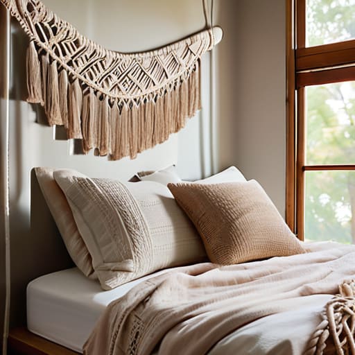 Botanical Tapestry via Macramé wall hanging.