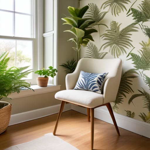 Elevated Spaces via Non Permanent Wallpaper Ideas