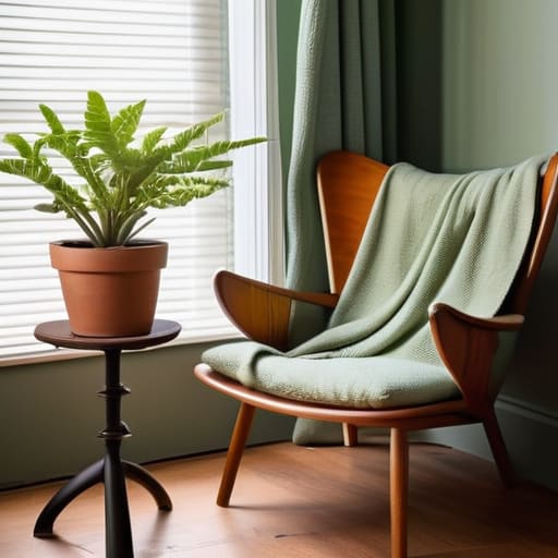 The Upcycled Armchair Retreat in a sanctuary.