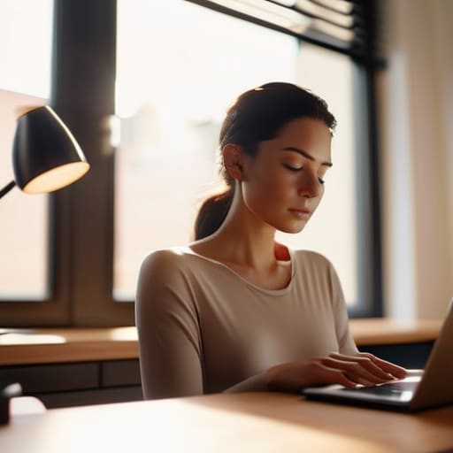 Gentle Desk Stretches for Neck Pain and Tension