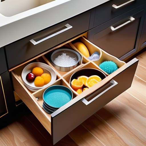 How to organize under the sink chaos.